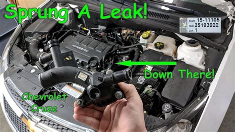 chevy cruze antifreeze leak|Most common coolant leaks